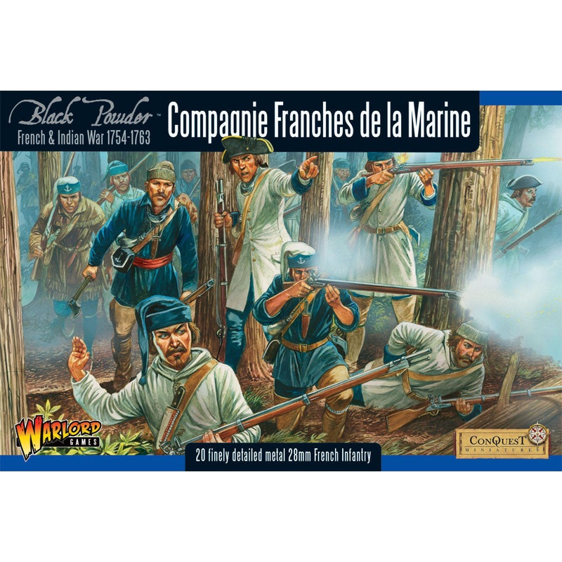 French-Indian War Compagnie Franches de la Marine