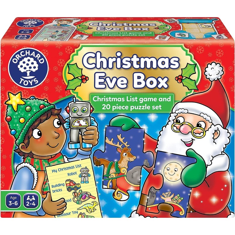 Orchard Toys: 20-Piece Jigsaw Puzzle - Christmas Eve Box Board Game