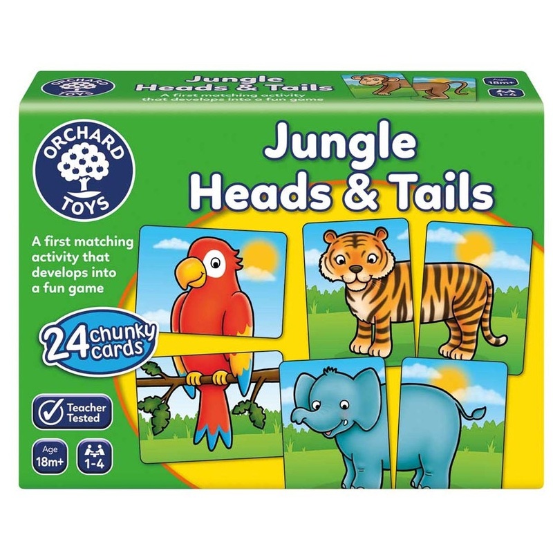 Orchard Toys: Jungle Heads & Tails - Children's Game