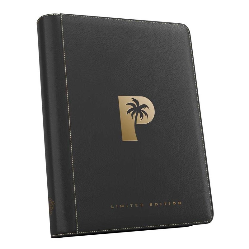 Palms Off: Mega Capacity - 9 Pocket Binder - Black and Gold (720 slot)