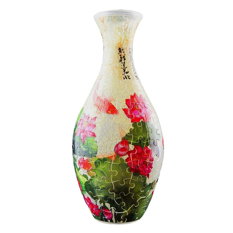 Pintoo: Carp & Lotus - Vase Puzzle (160pc Jigsaw) Board Game