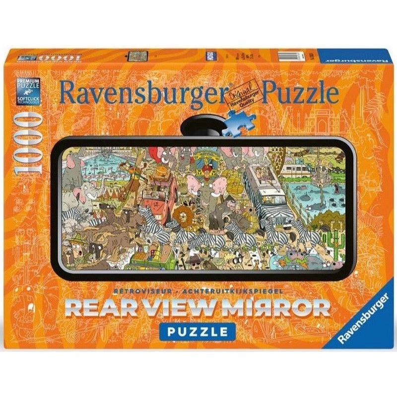 Ravensburger: Rearview Safari Puzzle (1000pc Jigsaw) Board Game