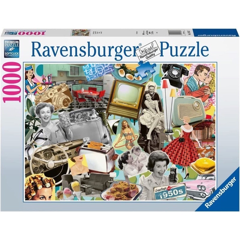 Ravensburger: The 50s Puzzle (1000pc Jigsaw) Board Game