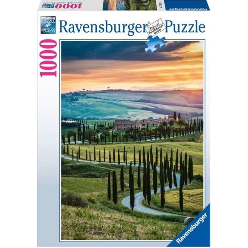 Ravensburger: Val d'Orcia Tuscany Puzzle (1000pc Jigsaw) Board Game
