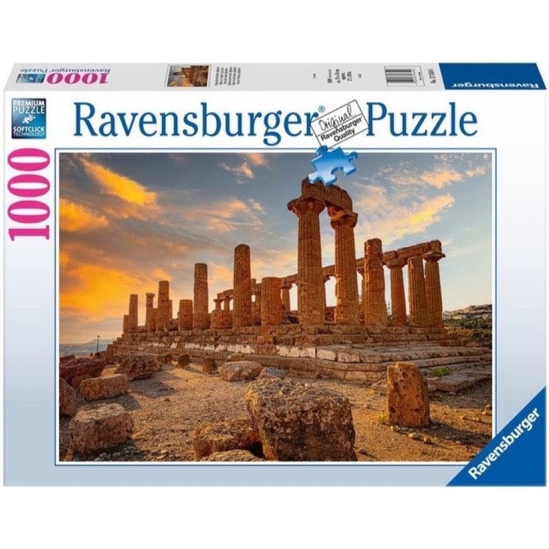 Ravensburger: Valley Of The Temples Agrigento Sicily Puzzle (1000pc Jigsaw) Board Game