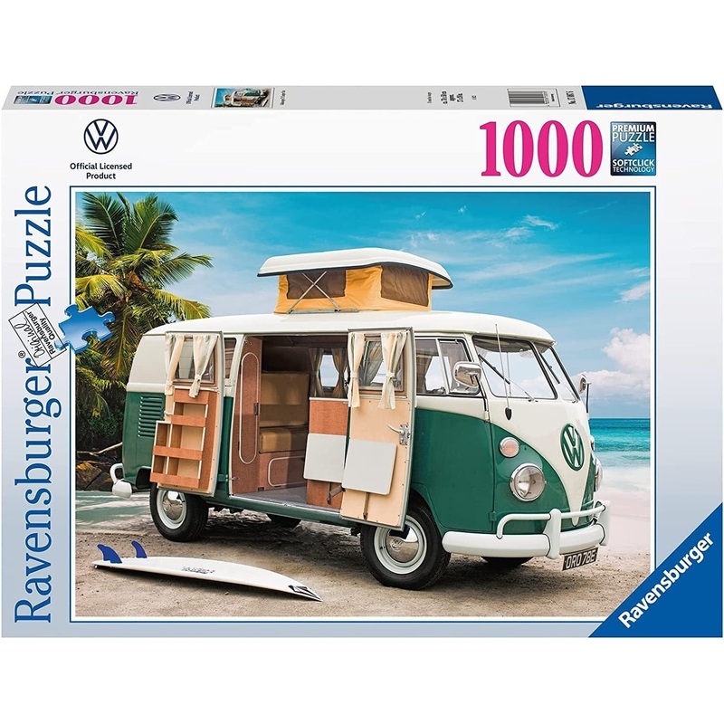 Ravensburger: Volkswagen T1 Campervan (1000pc Jigsaw) Board Game