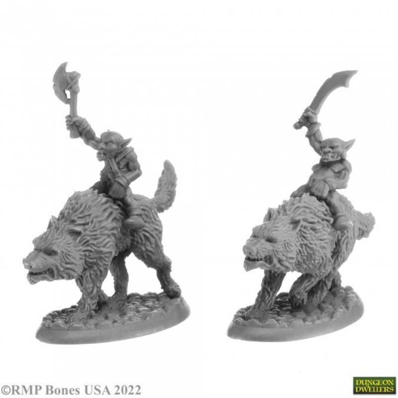 Reaper: Dungeon Dwellers - Goblin Wolfriders (2)