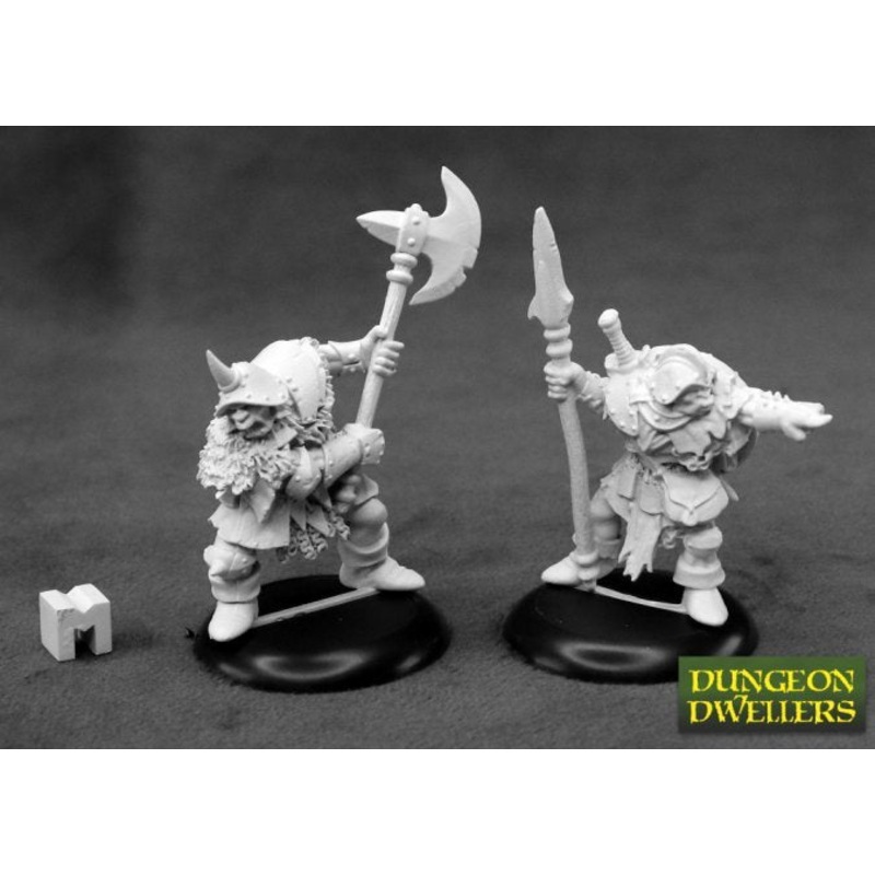 Reaper: Dungeon Dwellers - Orcs of the Ragged Wound Leaders (2)