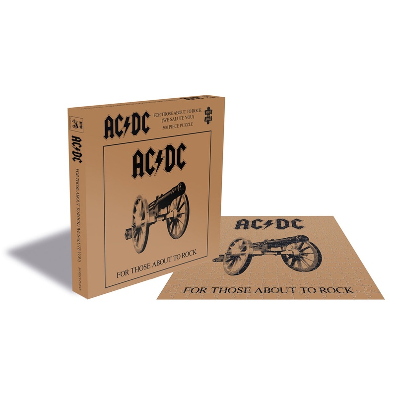 Rock Saws: AC/DC - For Those About To Rock (500pc Jigsaw) Board Game