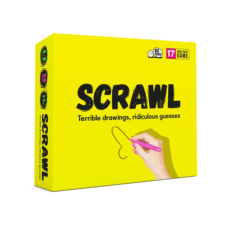 Scrawl: Terrible Drawings, Ridiculous Guesses Board Game