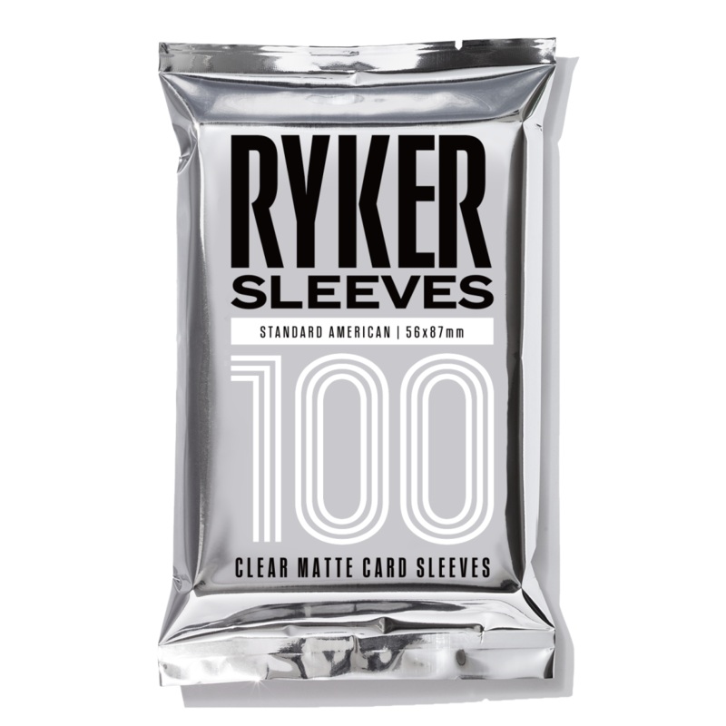 Clear Matte Standard American Card Sleeves