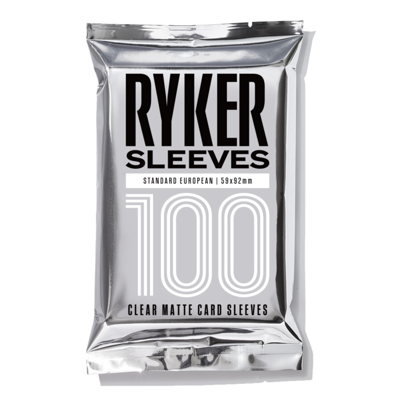 Clear Matte Standard European Card Sleeves