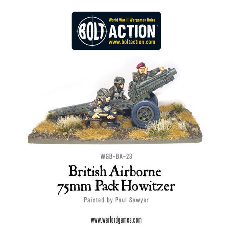 Bolt Action: British Airborne - 75mm Pack Howitzer & Crew