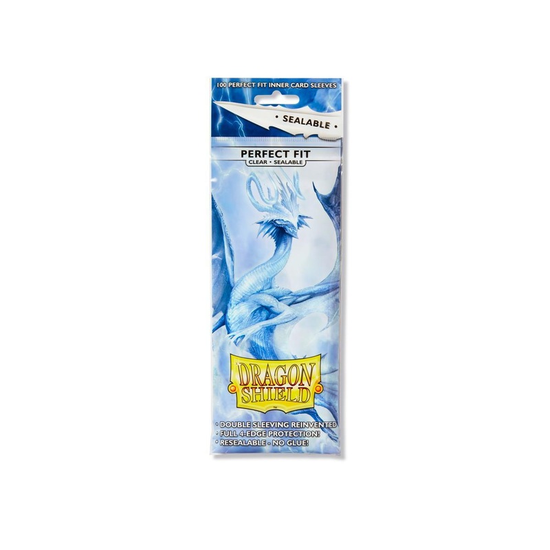 Dragon Shield: Perfect Fit Sealable Sleeves - Clear (100)