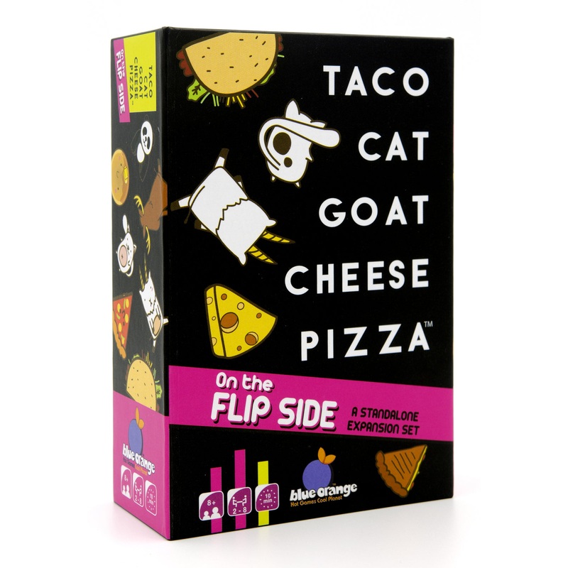 Taco Cat Goat Cheese Pizza: On the Flip Side Board Game