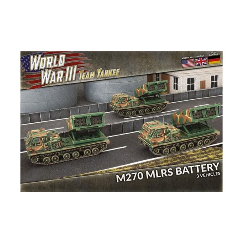 Team Yankee: M270 MLRS Rocket Launcher Battery (x3 Plastic)