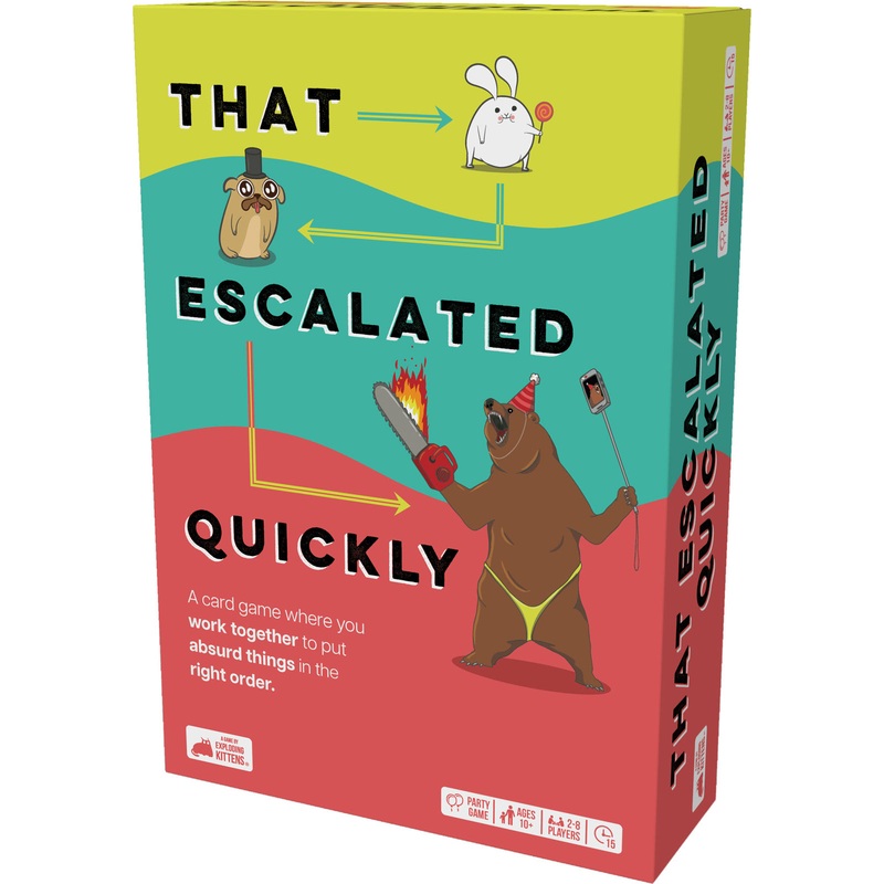 That Escalated Quickly By Exploding Kittens Board Game