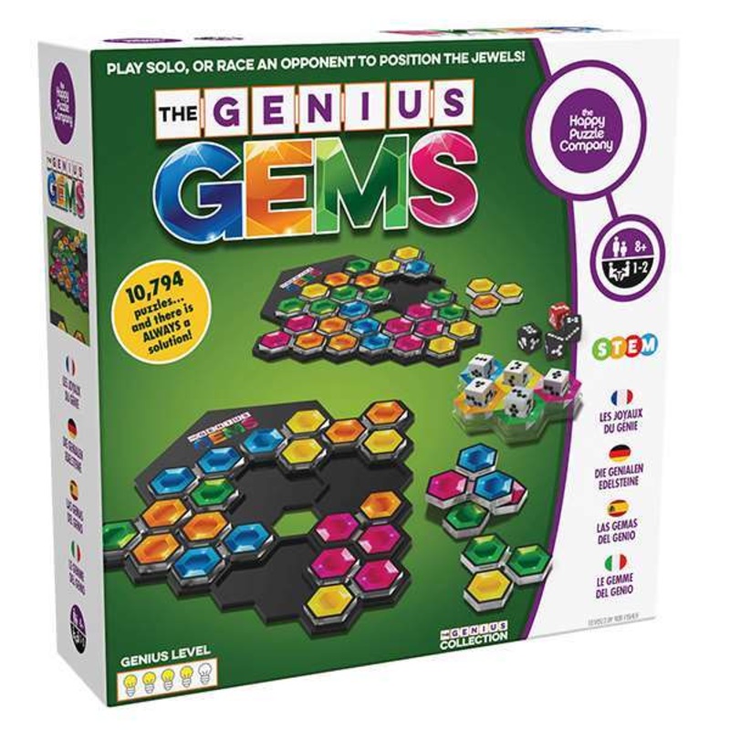 The Genius Gems by the Happy Puzzle Company Board Game