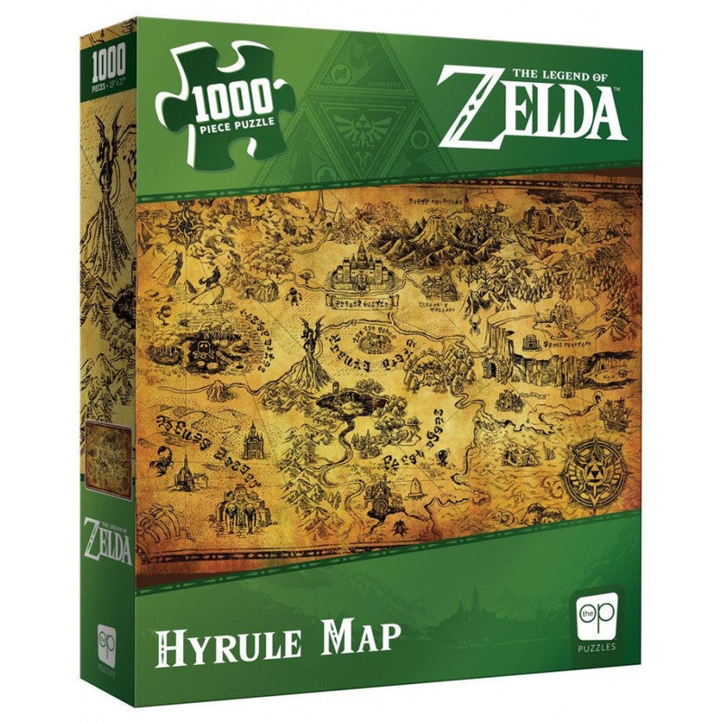 The Legend of Zelda: Hyrule Map (1000pc Jigsaw) Board Game