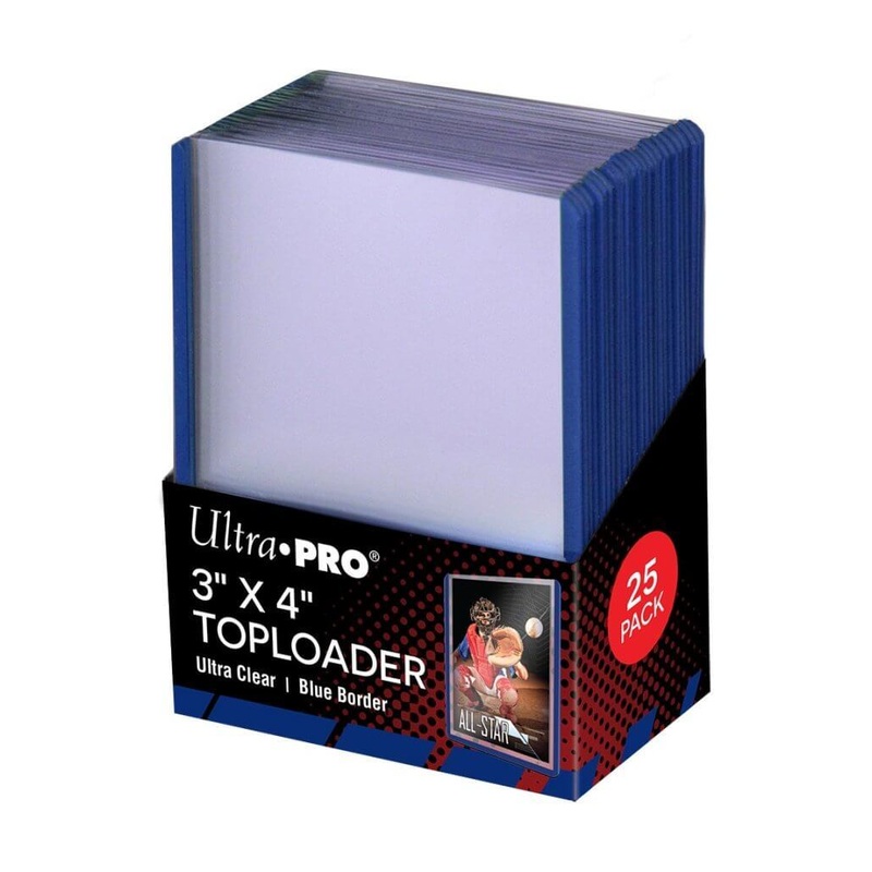 Ultra Pro: Toploaders - 3x4 Blue Border