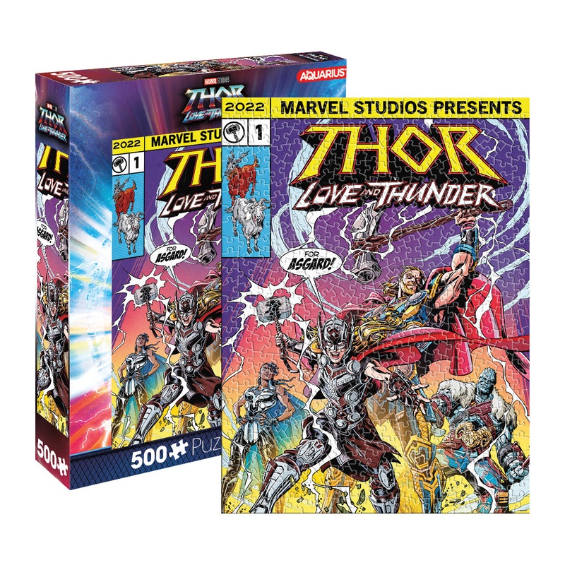 Aquarius: Marvel - Thor Love and Thunder Comic (500pc Jigsaw) Board Game