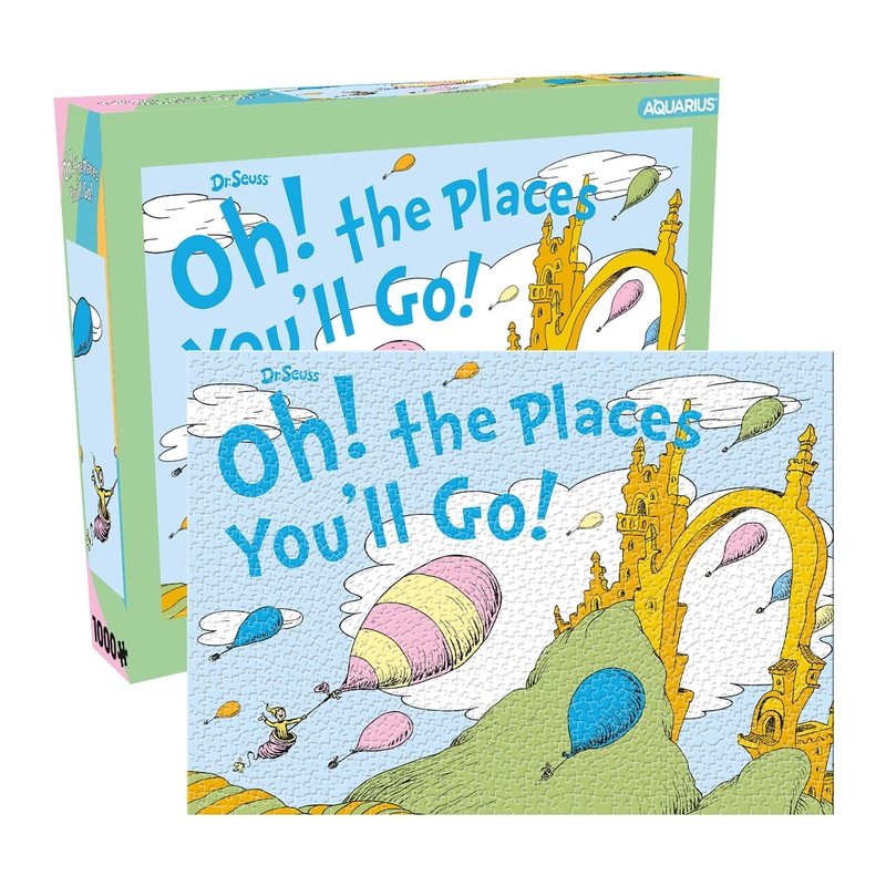 Aquaruis: Oh, The Places You'll Go! - Balloon (1000pc Jigsaw) Board Game