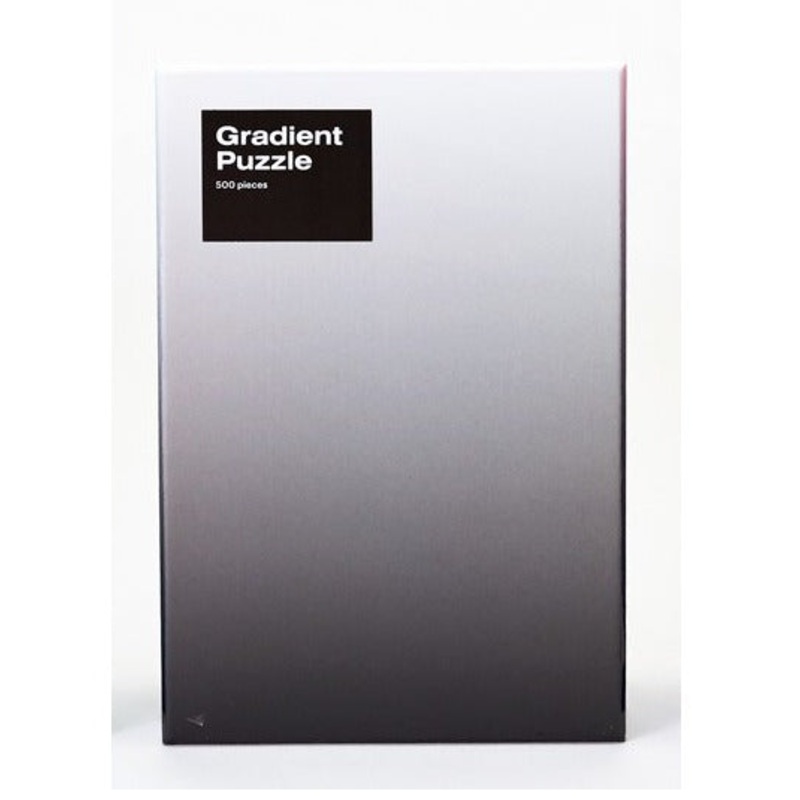 Areaware: 500-Piece Gradient Puzzle  Black White Board Game