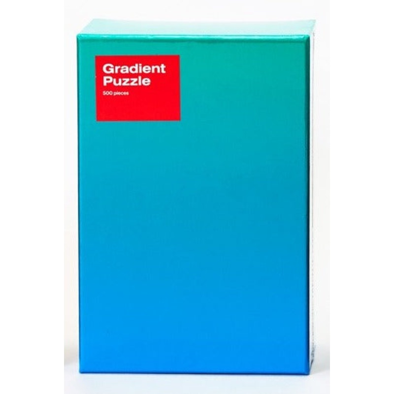 Areaware: 500-Piece Gradient Puzzle  Blue Green Board Game