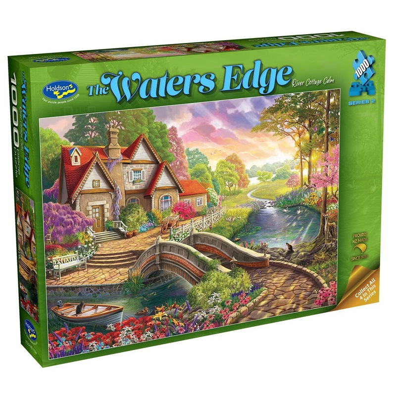 The Water's Edge: River Cottage Calm (1000pc Jigsaw) Board Game