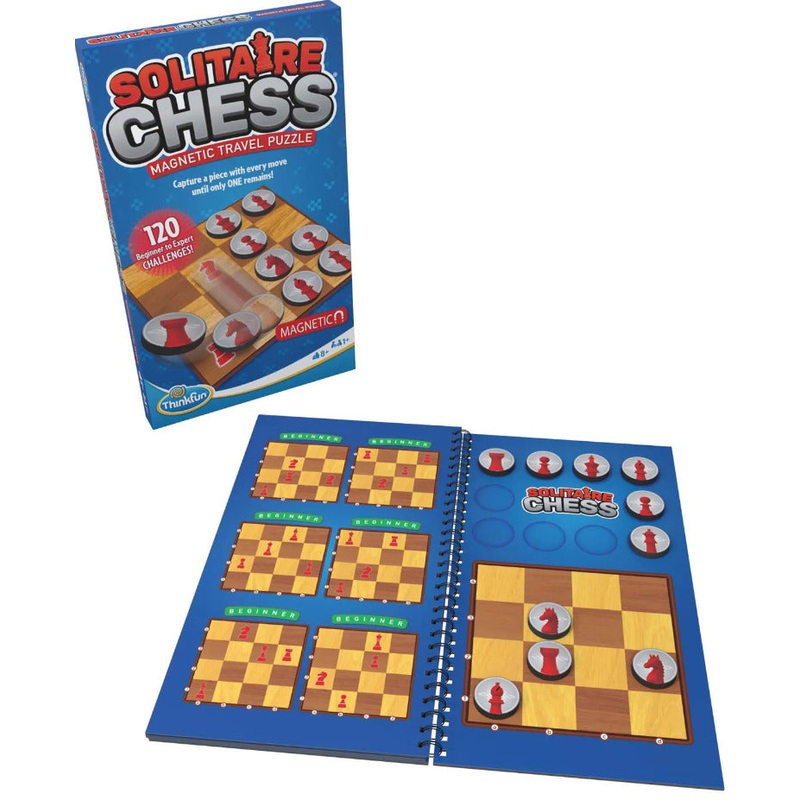 ThinkFun: Solitaire Chess Magnetic Travel Game