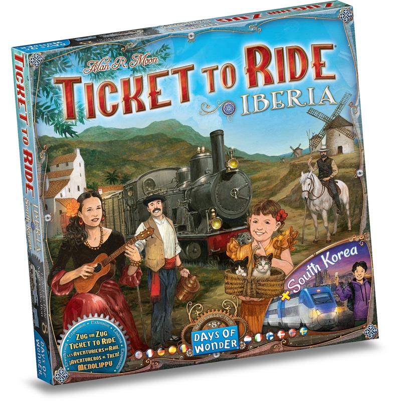Ticket to Ride: Map Collection Volume 8 - Iberia & South Korea Board Game