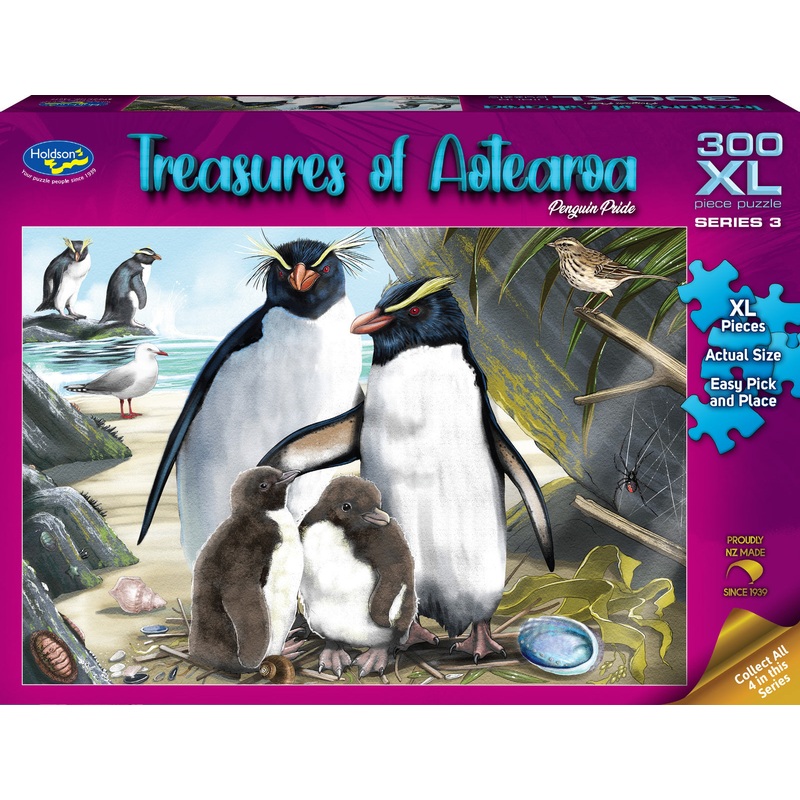 Treasures of Aotearoa: Penguin Pride (300pc Jigsaw) Board Game
