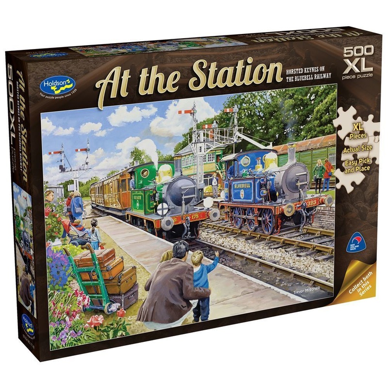 At the Station: Horsted Keynes on the Bluebell Railway (500pc Jigsaw) Board Game
