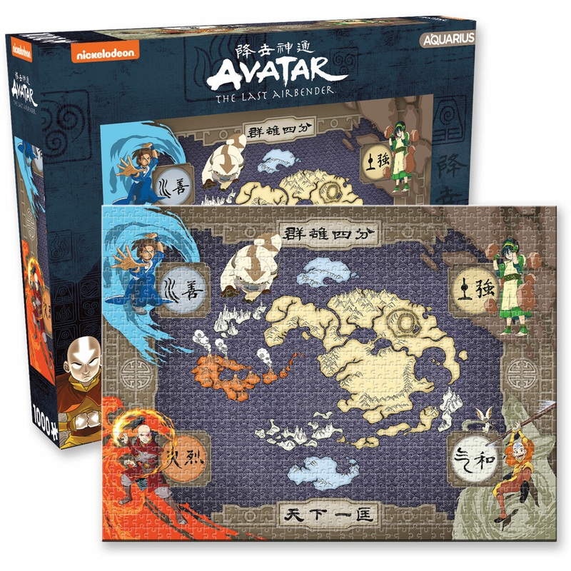 Avatar the Last Airbender: Map (1000pc Jigsaw) Board Game