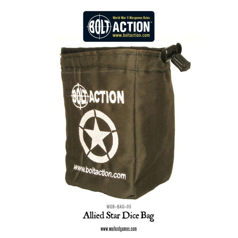Bolt Action Allied Star Dice Bag