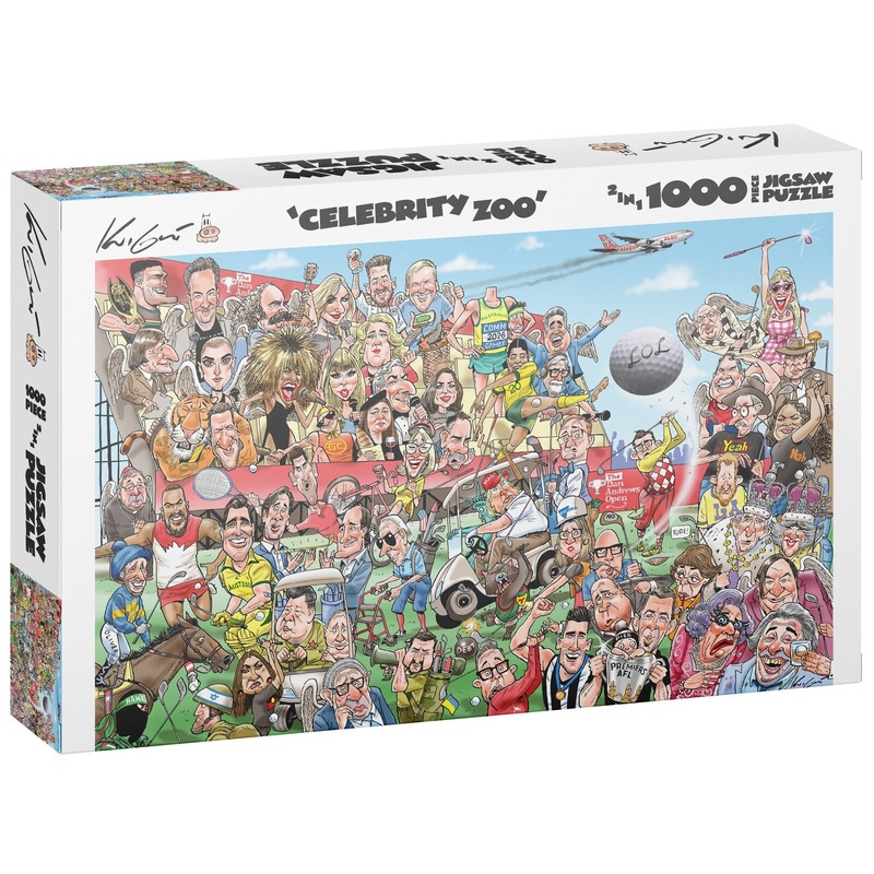 Celebrity Zoo: #1 - Puzzle (1000pc Jigsaw) Board Game