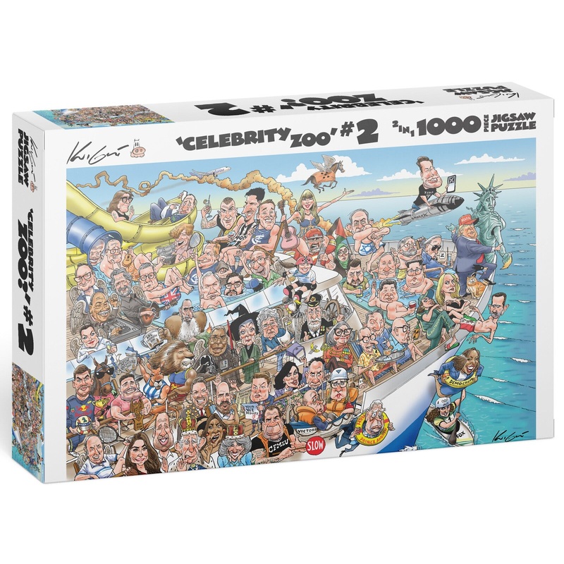 Celebrity Zoo: #2 - Puzzle (1000pc Puzzle) Board Game