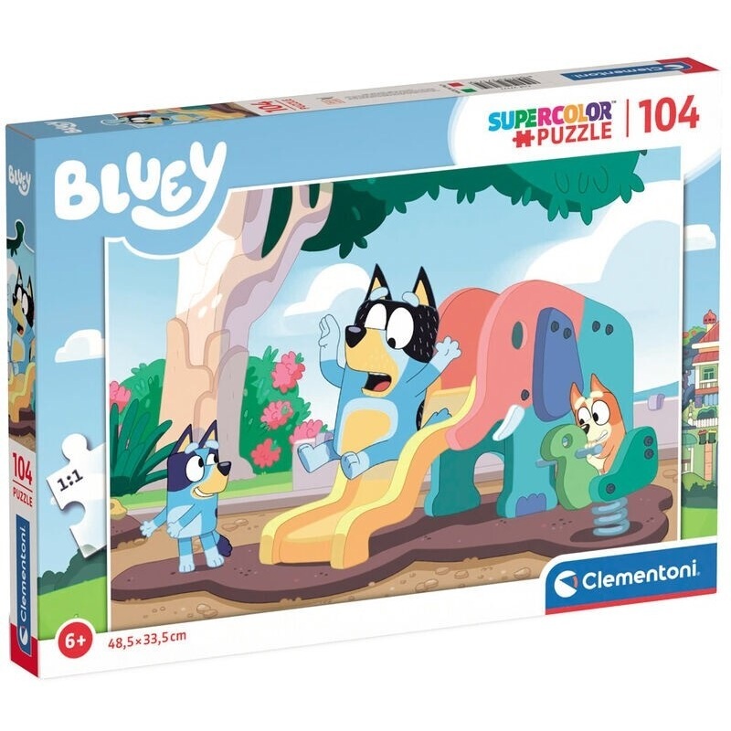 Clementoni: Bluey - 104pc Puzzle Board Game