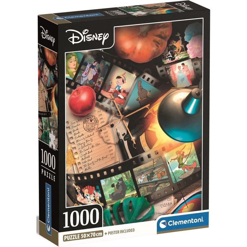 Clementoni: Disney 100th Anniversary Classic - Puzzle (1000pc Jigsaw) Board Game