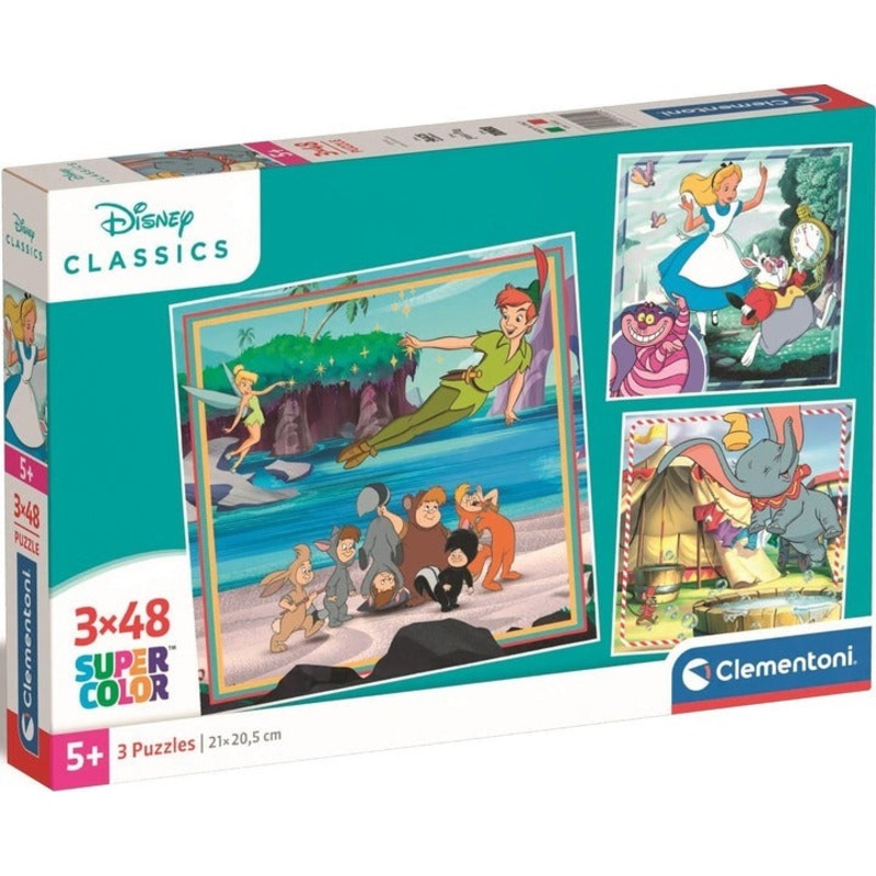 Clementoni: Disney Classics - Puzzles (3x48pc Jigsaws) Board Game