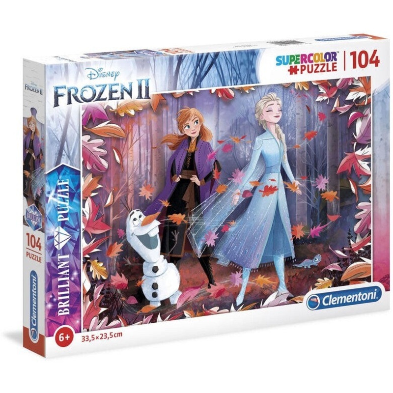 Clementoni: Frozen 2 Brilliant - Puzzle (104pc Jigsaw) Board Game