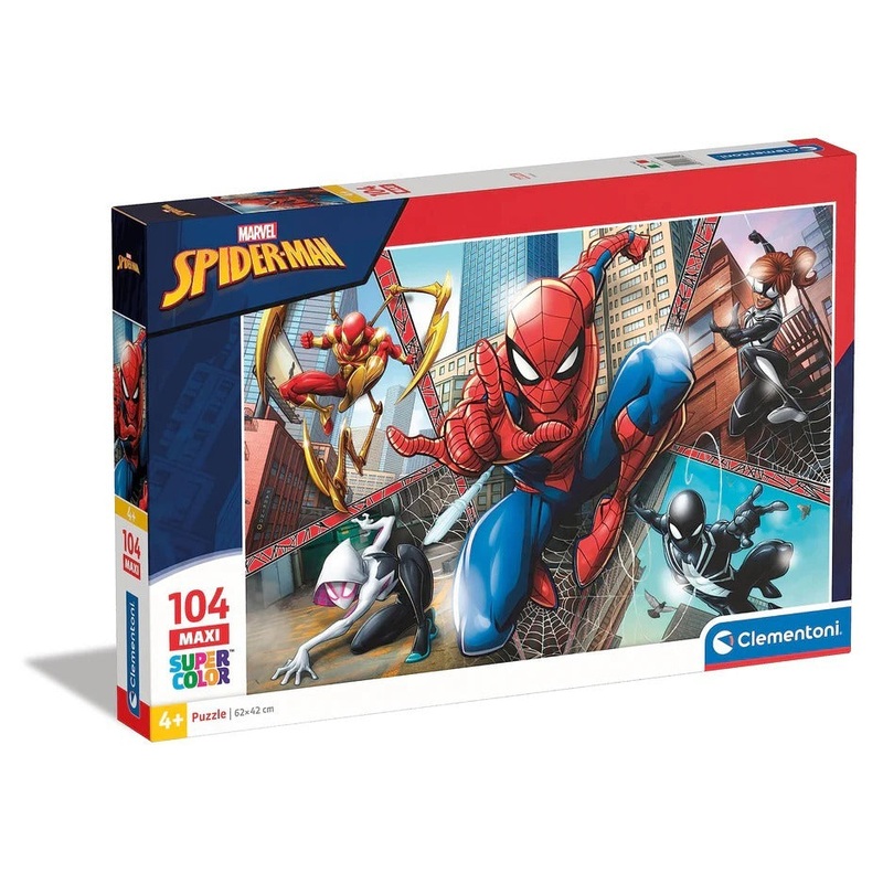 Clementoni: Marvel Spiderman Maxi - Puzzle (104pc Jigsaw) Board Game