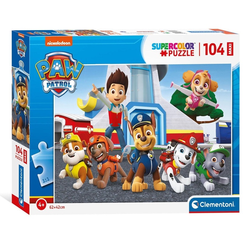 Clementoni: Paw Patrol Maxi - Puzzle (104pc Jigsaw) Board Game