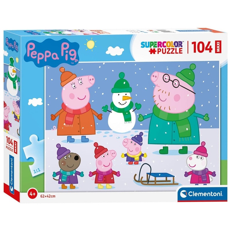 Clementoni: Peppa Pig Maxi - Puzzle (104pc Jigsaw) Board Game