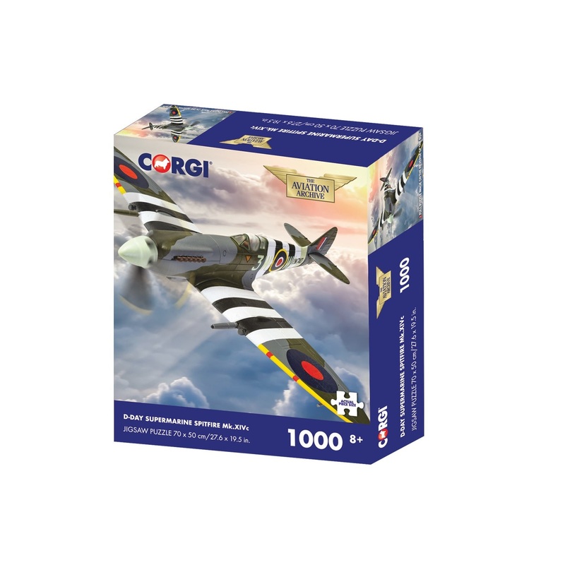 Corgi Collection: D-Day Supermarine Spitfire Mk.XIVc (1000pc Jigsaw) Board Game