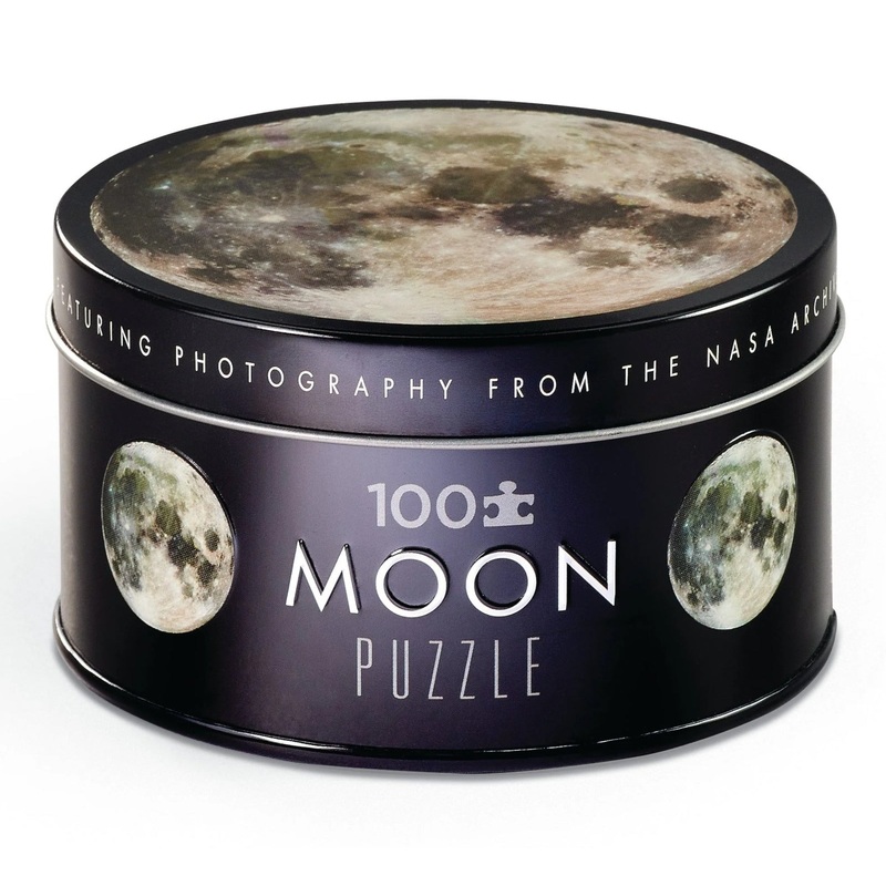 Crocodile Creek: NASA Puzzle Tin - Moon (100pc Jigsaw) Board Game