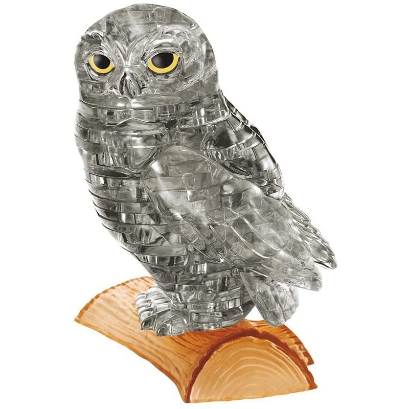Crystal Puzzle: Black Owl (42pc) Board Game