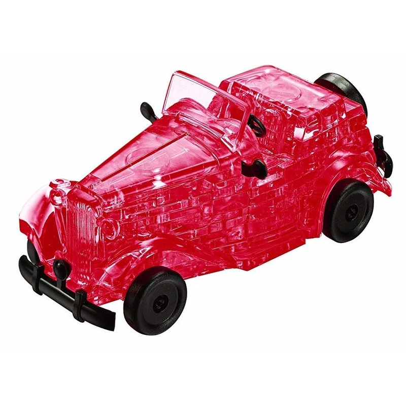 Crystal Puzzle: Classic Red Sports Car (53pc) Board Game