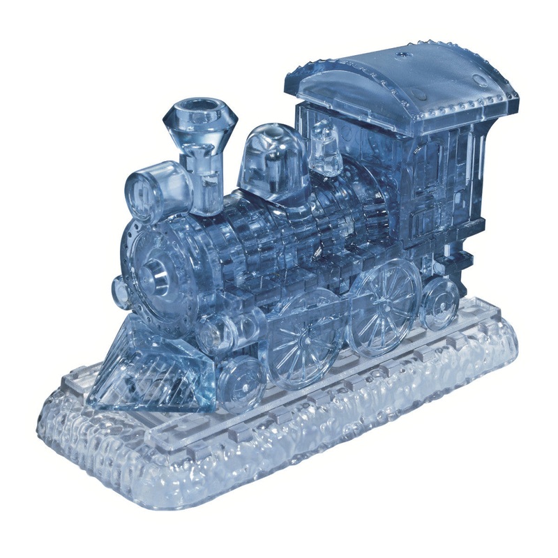 Crystal Puzzle: Steam Locomotive (38pc) Board Game