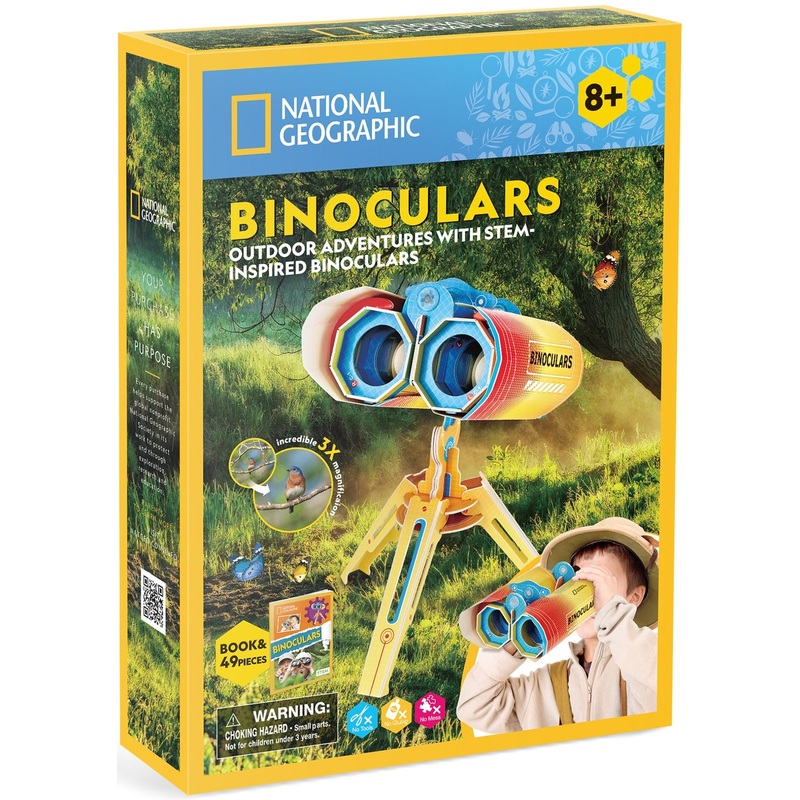 Cubic Fun: 3D National Geographic - Binoculars Board Game